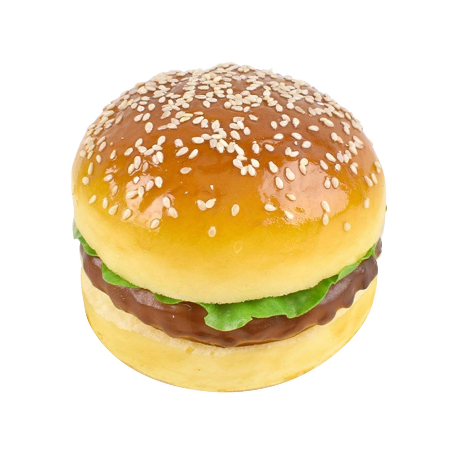 LiRRvb Simulated Hamburger Bread Models Restaurant Display Props Food Model Great for Educational Demonstrations and Home Restaurant Display Props