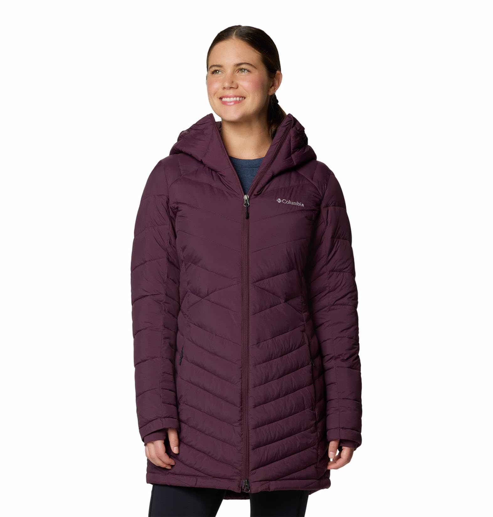 columbia Women Polyester Standard Length Omni-Heat Inifnity Joy Peak II Mid Hiking and Trekking Jacket-picture-18