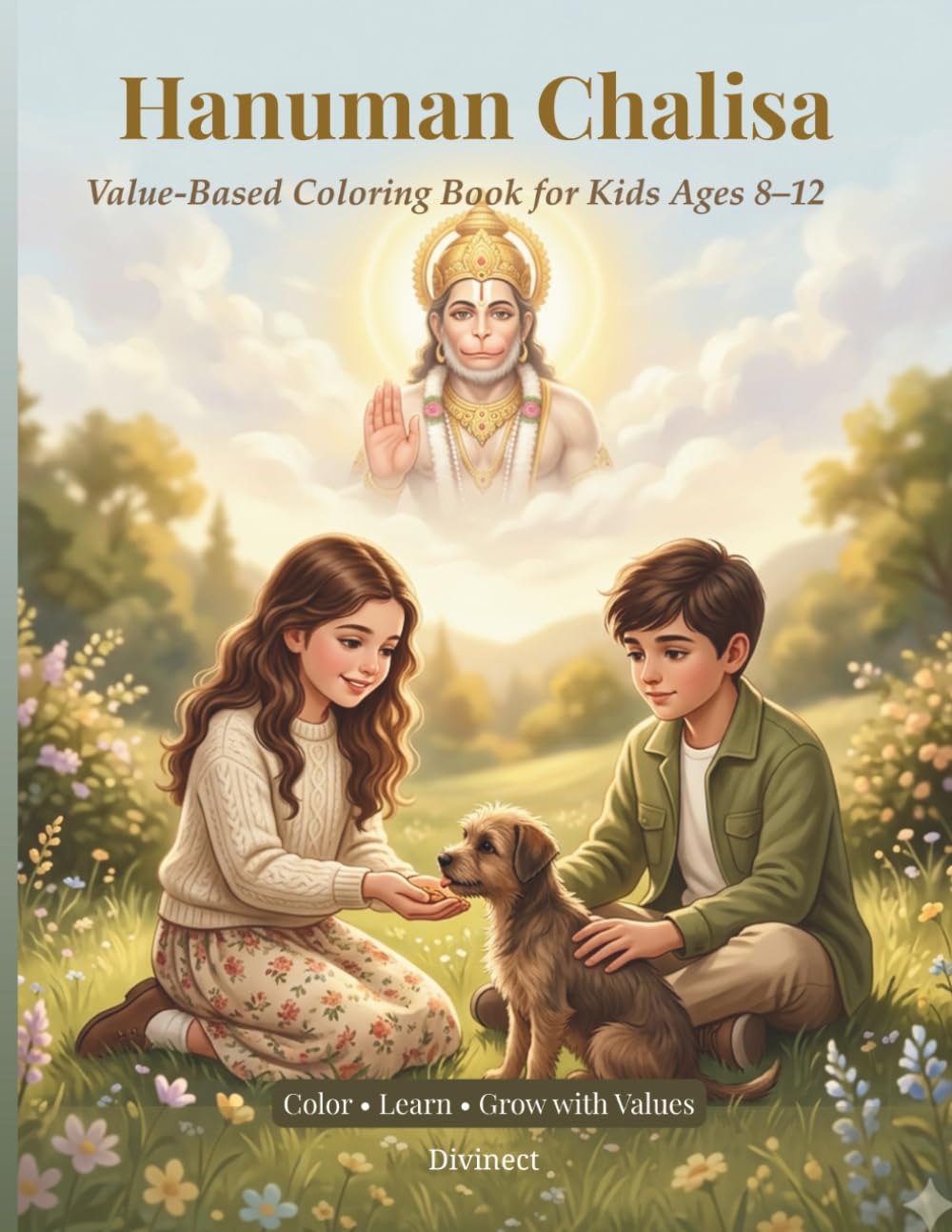 Hanuman Chalisa: A Value-Based Coloring Journey for Kids Ages 8–12