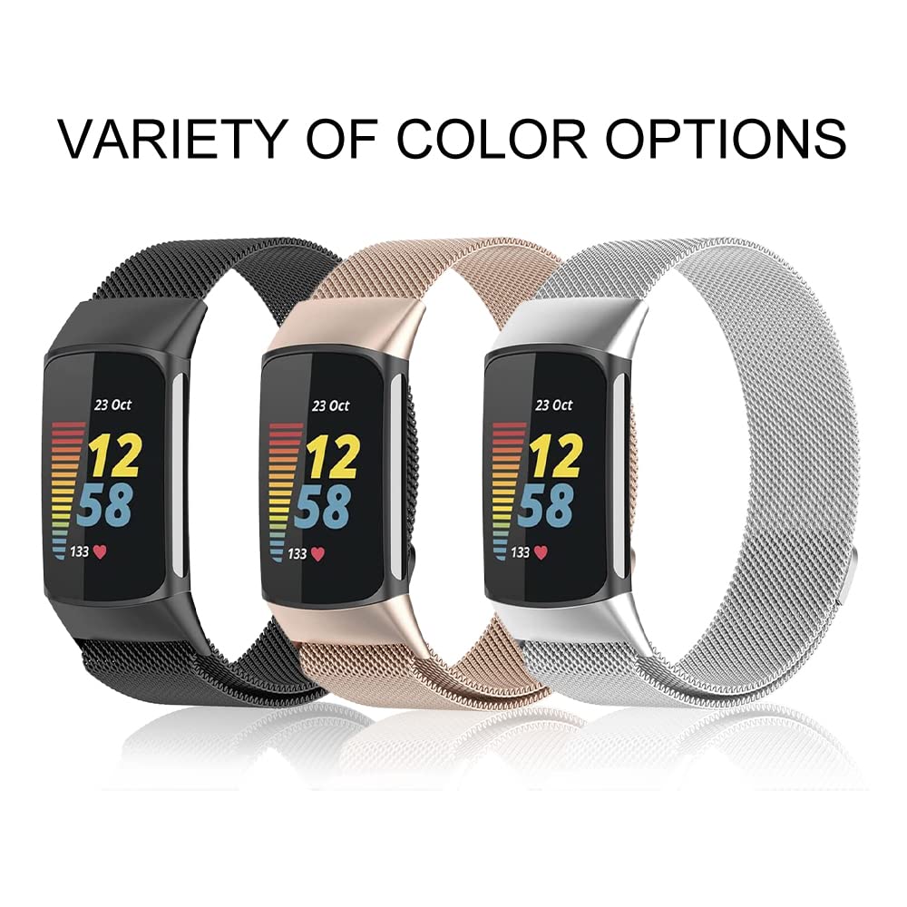 Niboow Bracelet Compatible Avec Fitbit Charge 6/Charge 5