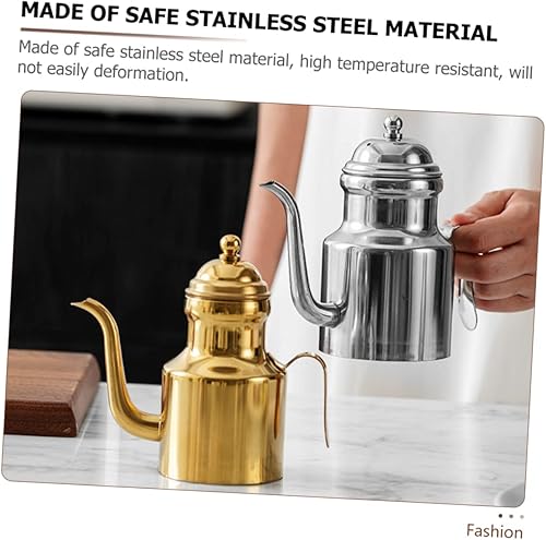 Miniatura 7 de 2 unidades de latas de goteo, cenicero, bebidas, aderezo, jarabe, botella de cocina, soporte de metal, hervidor de agua, grasa de tocino, olla para