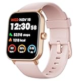 Fitpolo Smart Watch for Women,1.8” Touchscreen, Bluetooth Call, Alexa Built-in,24/7 Heart Rate SpO2 Monitor,Step Counting,Sleep Tracking, IP68 Waterproof Fitness Tracker Watch for Android iPhone