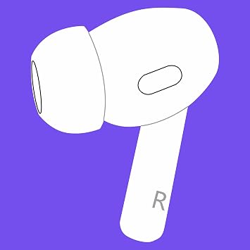 Meenova Single Right Earbud Replacement for Pods Pro 2nd Generation Lighting, Legit A2698 Earbuds, A2699 One Right Ear Side Only, OEM A2700, Compatible with Original Air Pros 2 Earpads, Used Pod 2