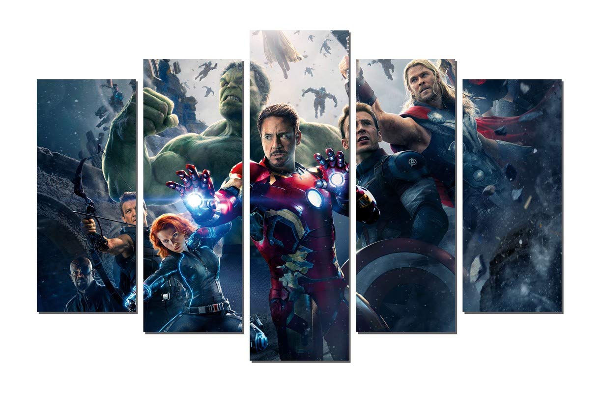 DivineDesigns™ Avenger Star Pieces Wall Sticker | Wall Sticker for Living Room/Bedroom/Office and All Decorative Stickers-image-23
