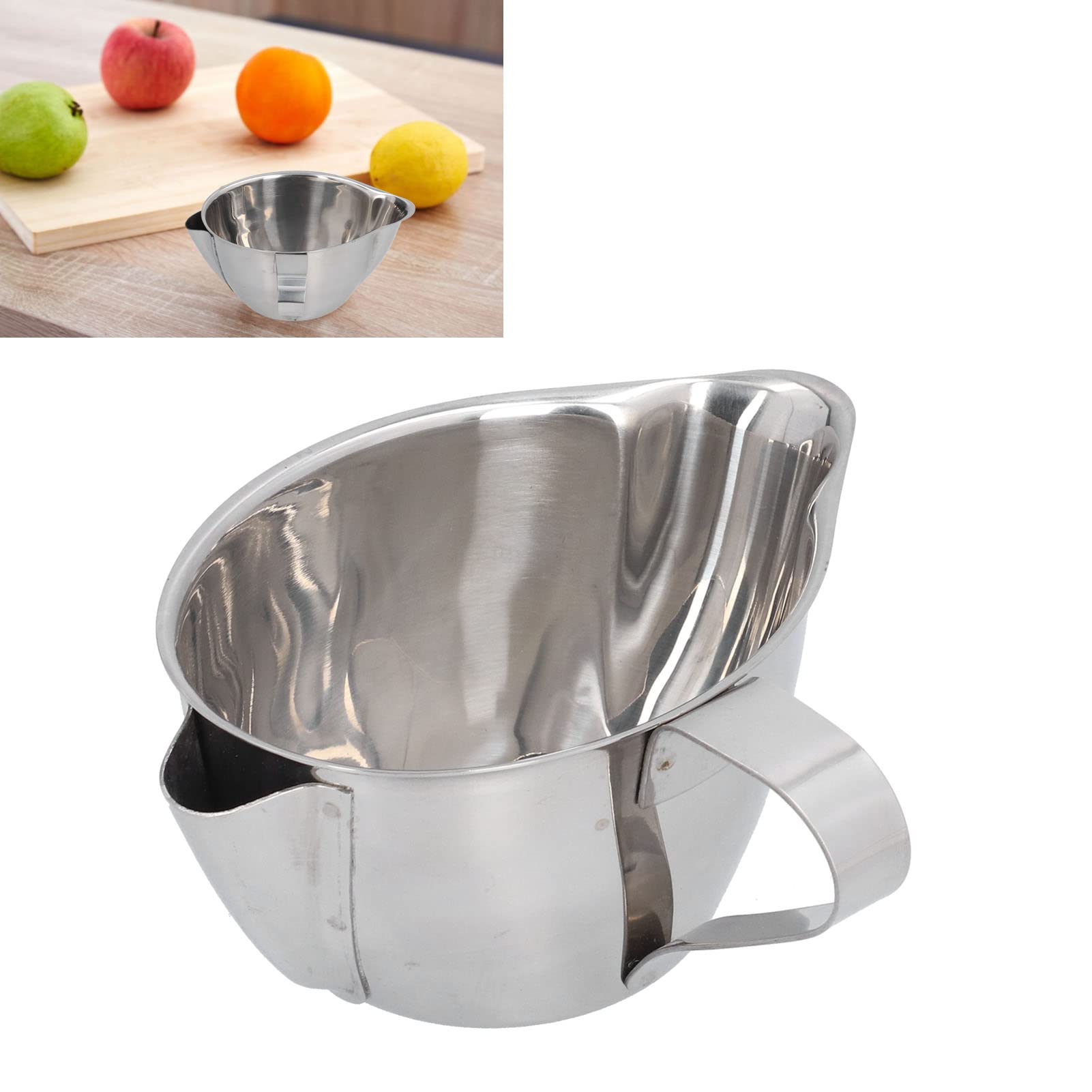 PartyKindom Ölabscheider Mit Sieb | Fettfilter Für Gesünderes Frittieren | Küchenhelfer