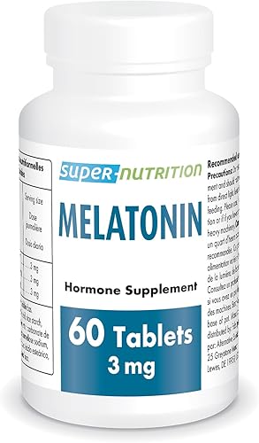 Miniatura 1 de Supersmart - Melatonina 3 mg - Antioxidante natural - Tabletas de disolución rápida para un sueño reparador  Sin OMG y sin gluten - 60 tabletas