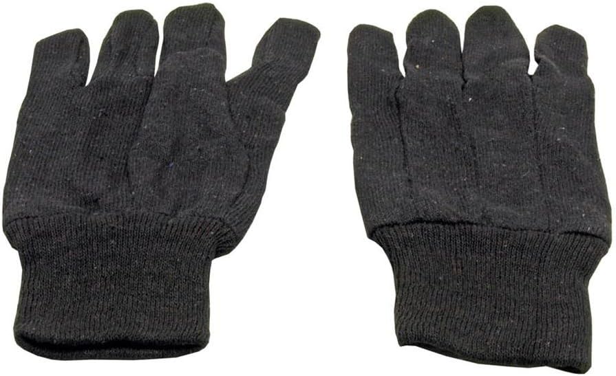 Brown Jersey Gloves (12 pair or 1 Dozen)