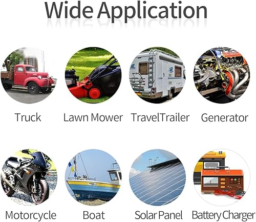 Miniatura 7 de ELFCULB XT60 a clips de cocodrilo, conector hembra XT60 de 12 AWG XT60, cable de desconexión rápida compatible con batería RC, estación de energía