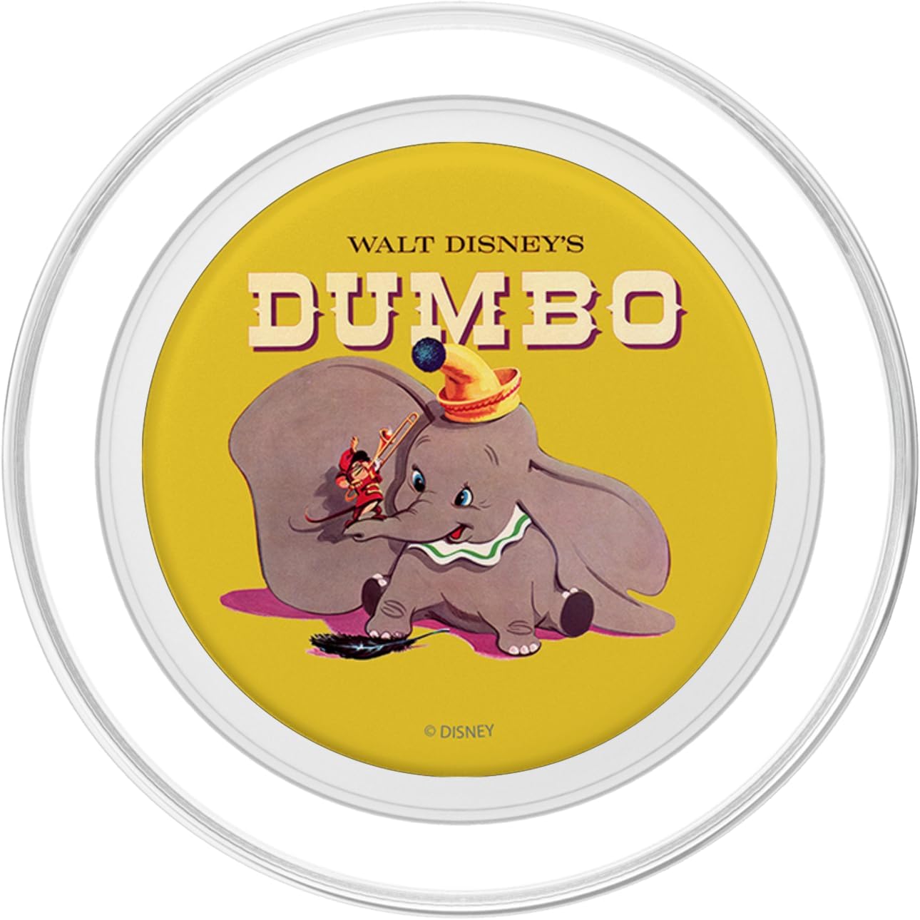 Disney Dumbo Classic Portrait Logo PopSockets MagSafe PopGrip for iPhone