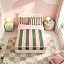 Striped Green Baby Pink