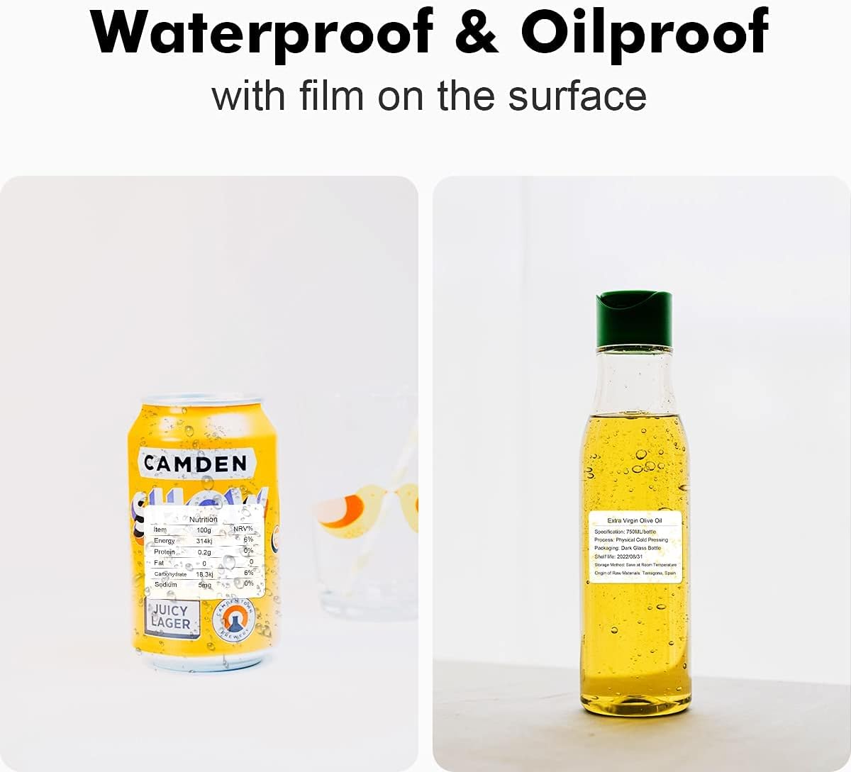 3 Rolls Label Tape for B21/B1/B3S Label Printer White 50x30mm, Waterproof Self-Adhesive Thermal Labels Paper for Home Office School Business Labeling Use - Image 6