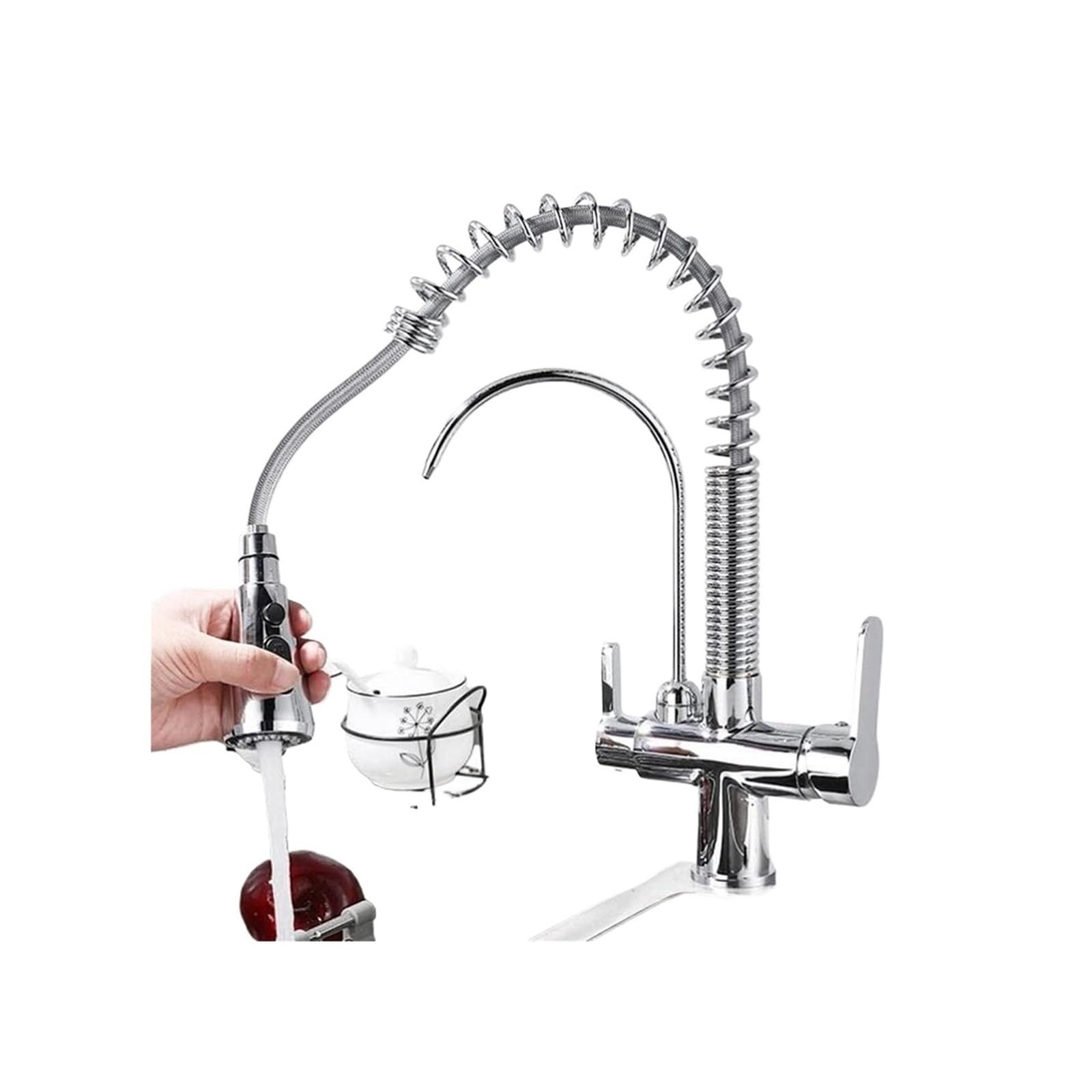 Eamrfvqt One Color Brass 3 Way Kitchen Faucet