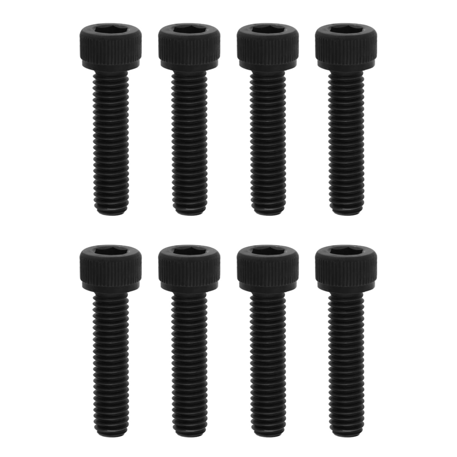 LT Easiyl 8pcs Replacement Bolts M6x25mm Metal Hexagon Socket Head Cap Screws Bolts for Stunt Scooter HIC SCS ICS Metric Thread Screws (Black)
