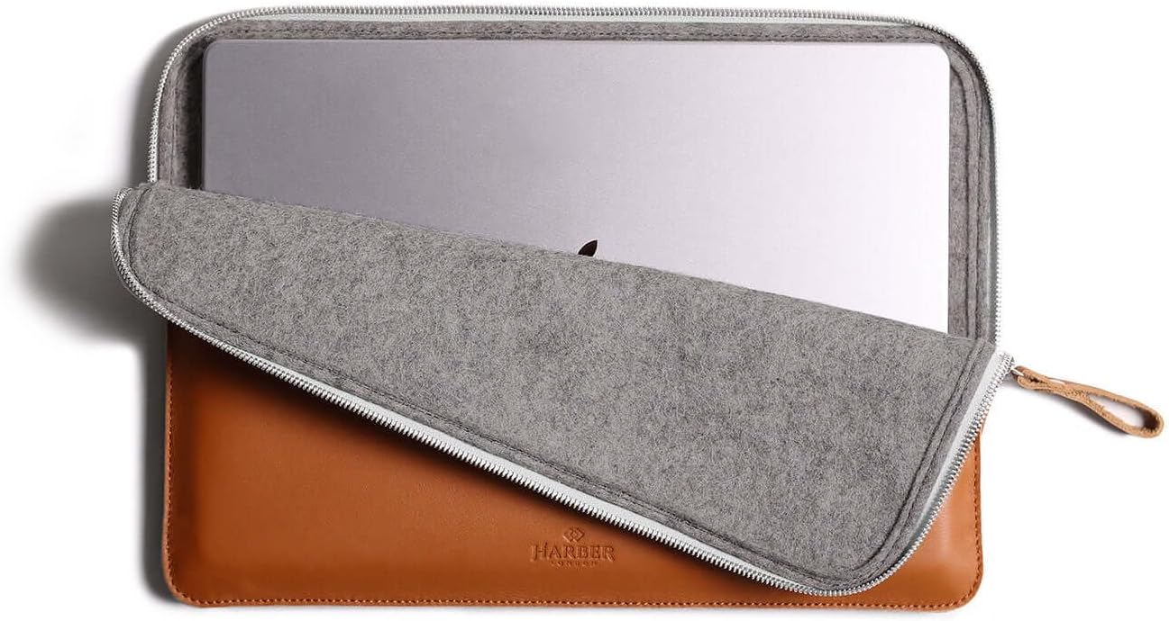 Slim Leather Folio Laptop Case No. 7