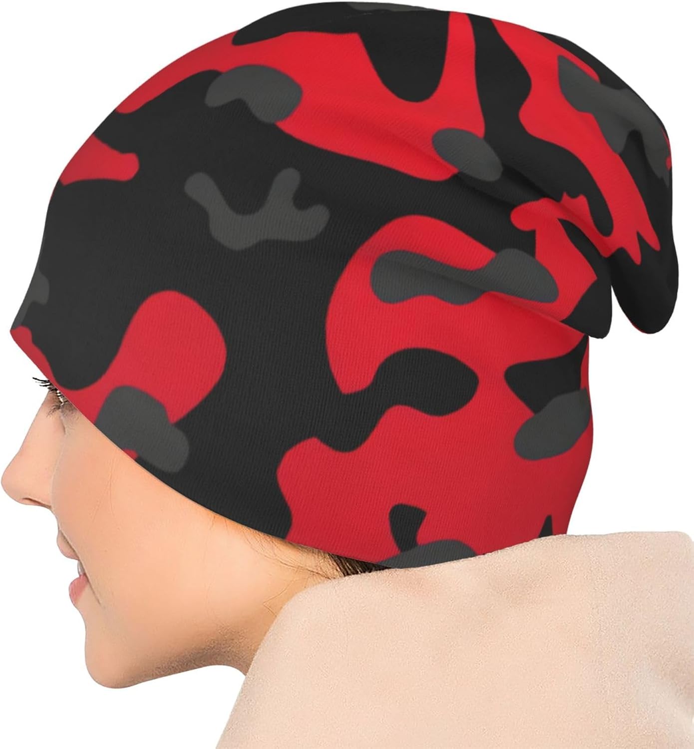 Beanie for Women Men, Stretch Knitted Beanies Hat Casual Slouchy Chemo Cap Cancer Headwear Gifts - Image 6