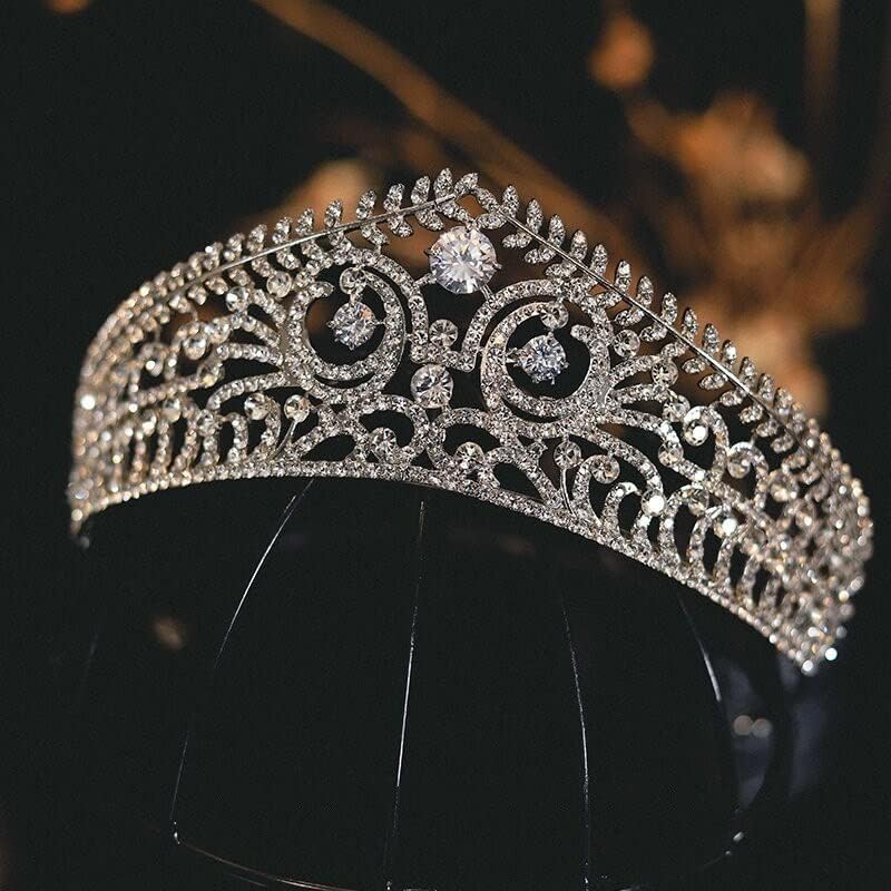 Diamentowa Tiara luksusowe kryształowe geometryczne tiary ślubne sześcienne cyrkonia korona Rhinestone korowód diadem opaska ślubne akcesoria do włosów