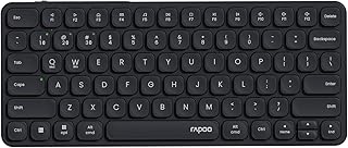 RAPOO E9050L Multi-Device Wireless Keyboard, Blade-Series 78-Key Ultra-Slim Bluetooth Keyboard, USB-C Rechargeable Compact...