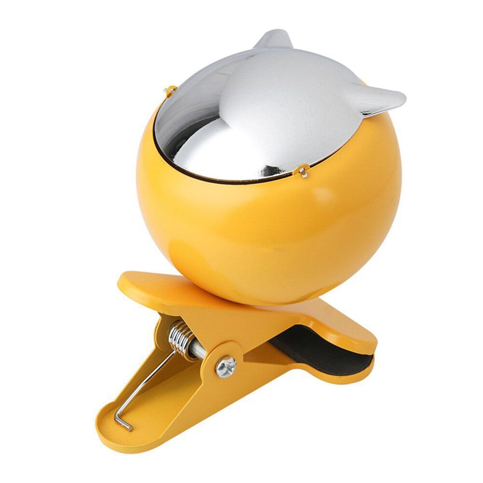 Ashtray With Clip，Stylish And Creative Ash Collector With Lid For Bars，Retro Metal Personalized For Desks And Offices(#c)