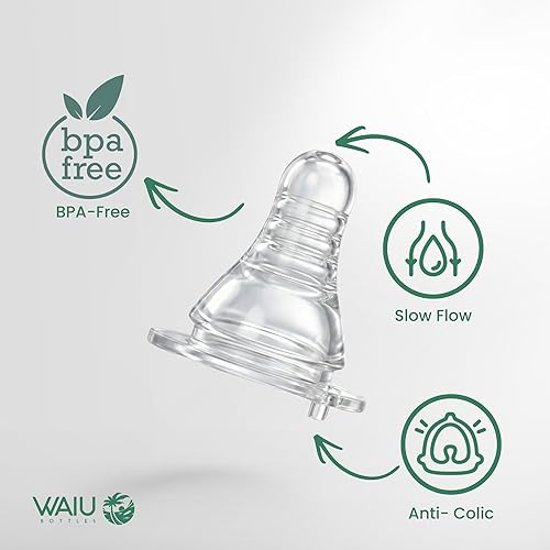 Miniatura 6 de Versátil biberón aislado Waiu, tamaños de 4 onzas y 6 onzas, mantiene las bebidas calientes durante 8 horas, frías durante 24 horas, sin BPA, varios