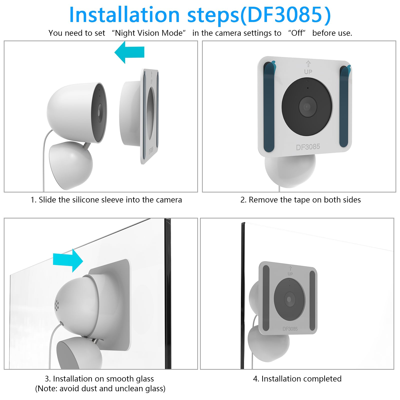Amazon.co.jp: TIUIHU シリコンカバー Google Nest Cam Indoor(有線