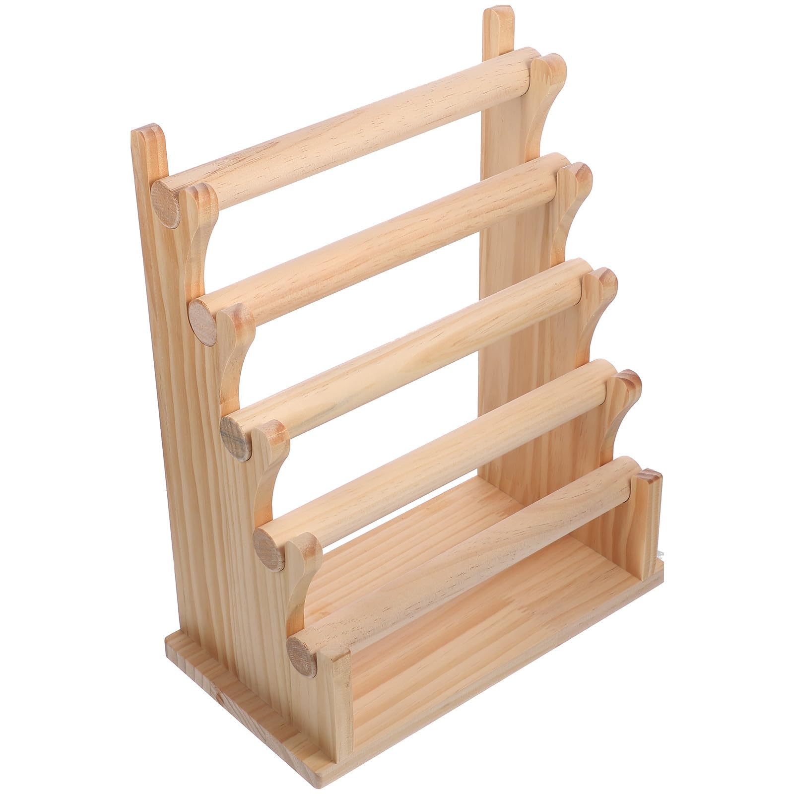 Ohrring Organizer aus Massivem Holz mit Mehrschichtigem Design zur Schmuckaufbewahrung und Komfortablem Griff für Zuhause oder Geschäft