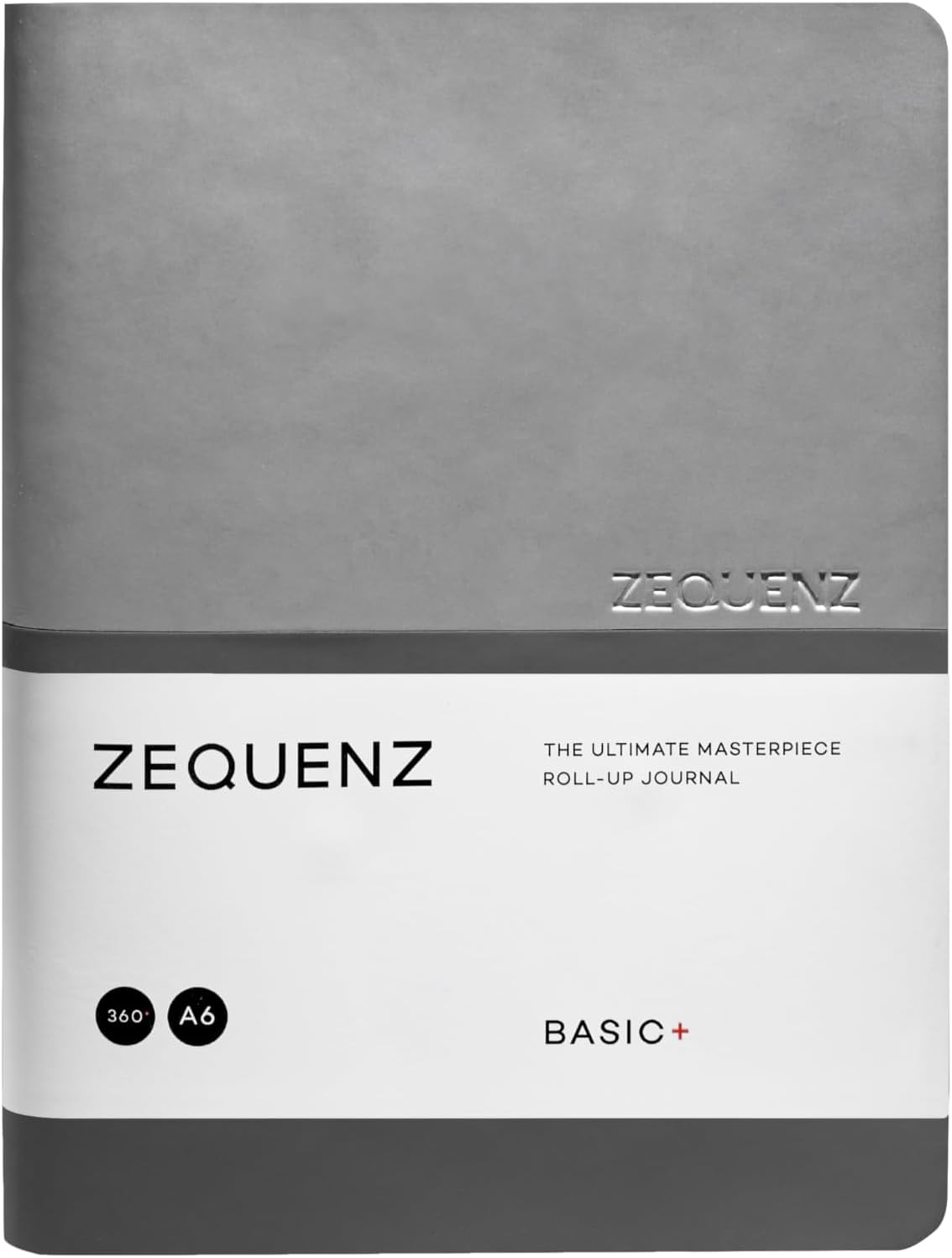 - Zequenz A6 Size Silver Grey Notebook Ruled & Blank Acid Free Paper 200 Pages each Ruling 400 Pages 70GSM 360 Degree Flexibility 100% Handmade PU and White paper Basic Plus Series