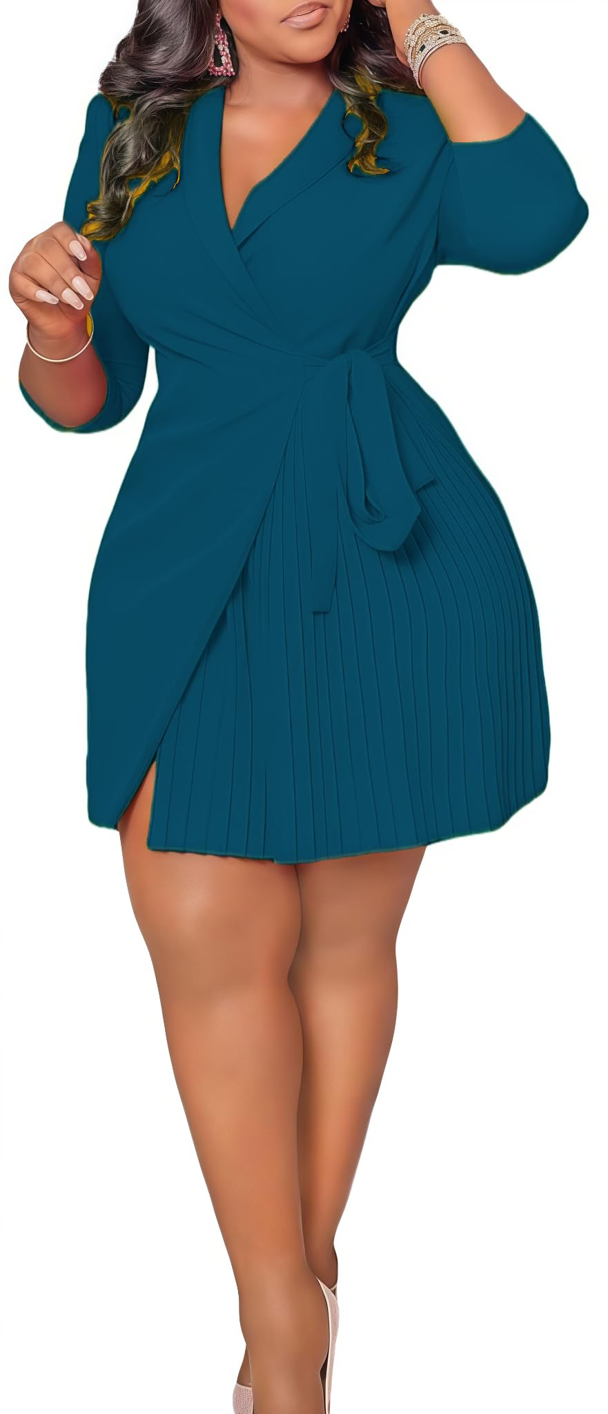 Short Dress for Women Fashion Elegance Suit Neck Classic Church Dress Business Casual Work Outfits