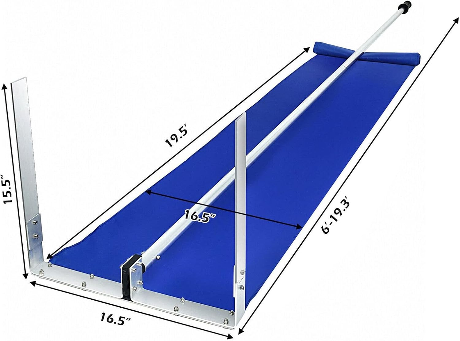 review amzwkt Snow Roof Rake - Aluminium Snow Shovel Roof Rake Adjustable Extended Pole Anti-Slip Handle,Roof Snow Rake Removal Tool Fast Cleaning - for Clear House Roof Vehicle Snow Wet Leaves (Size :)