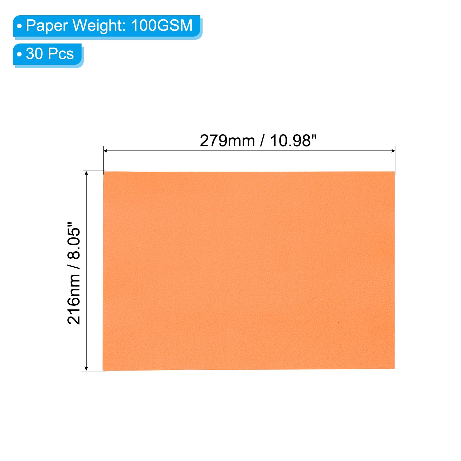 PATIKIL 30 Sheets Vellum Paper 8.5x11inches - Image 2