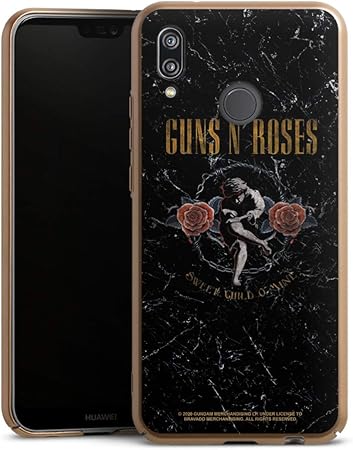 Deindesign Handyhulle Kompatibel Mit Huawei P20 Lite Cover Gold Schutzhulle Guns N Roses Offizielles Lizenzprodukt Rock Amazon De Elektronik Foto