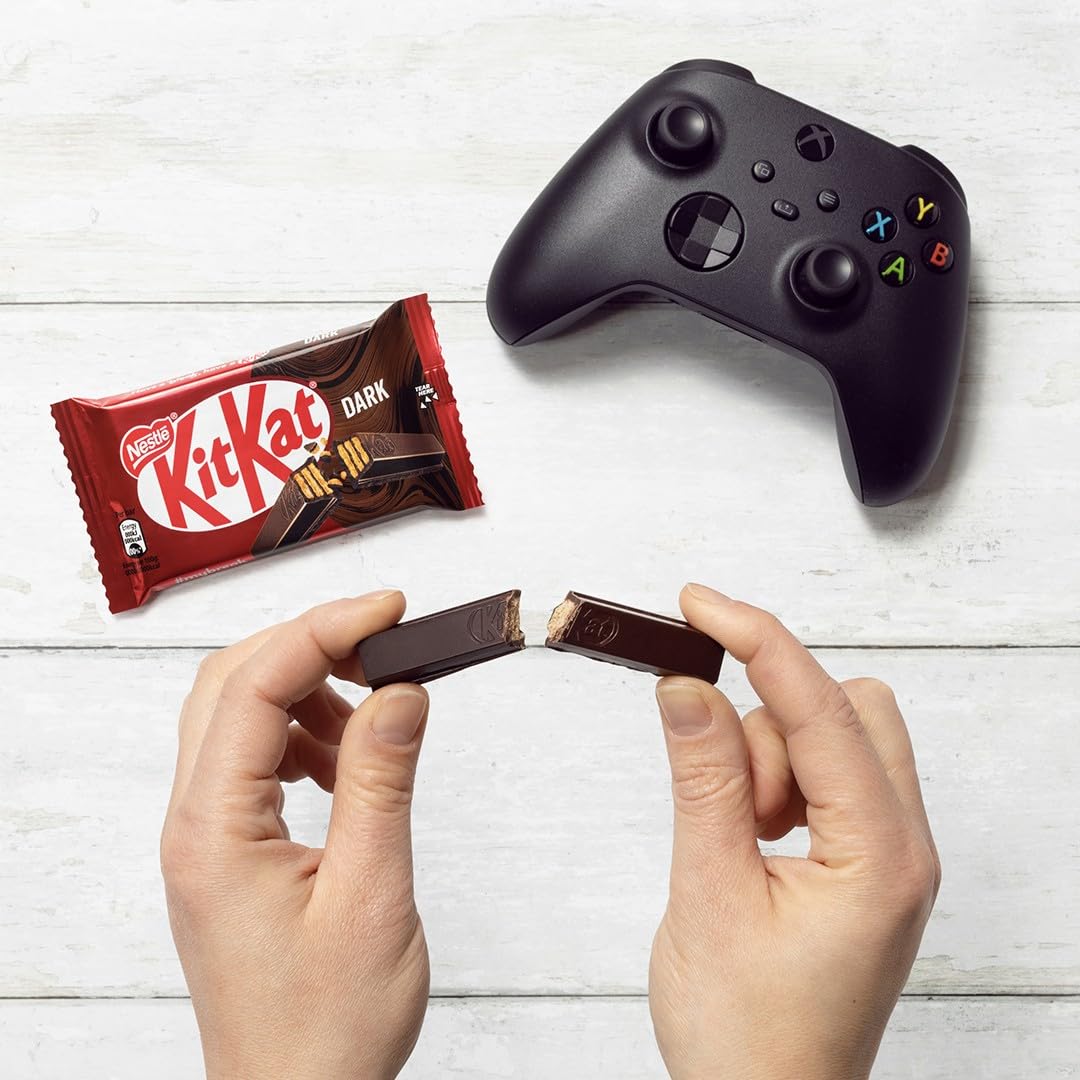 KITKAT Dark Wafer ricoperto di Cioccolato Fondente, 24 Snack da 41,5g (996g)