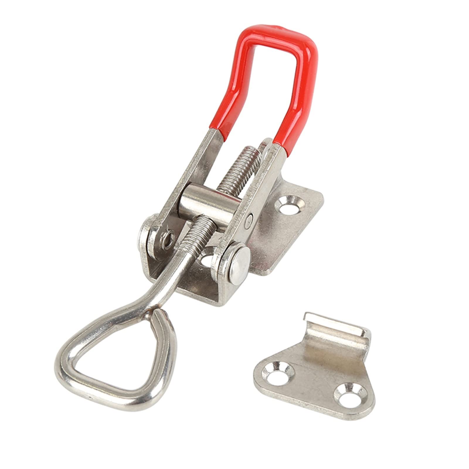SFJSFIMQ Latch Lock Latch Catch Toggle Clamp Adjustable Cabinet Boxes Lever Handle Lock Hasp for Sliding Door Bolt Hasp Furniture Hardware