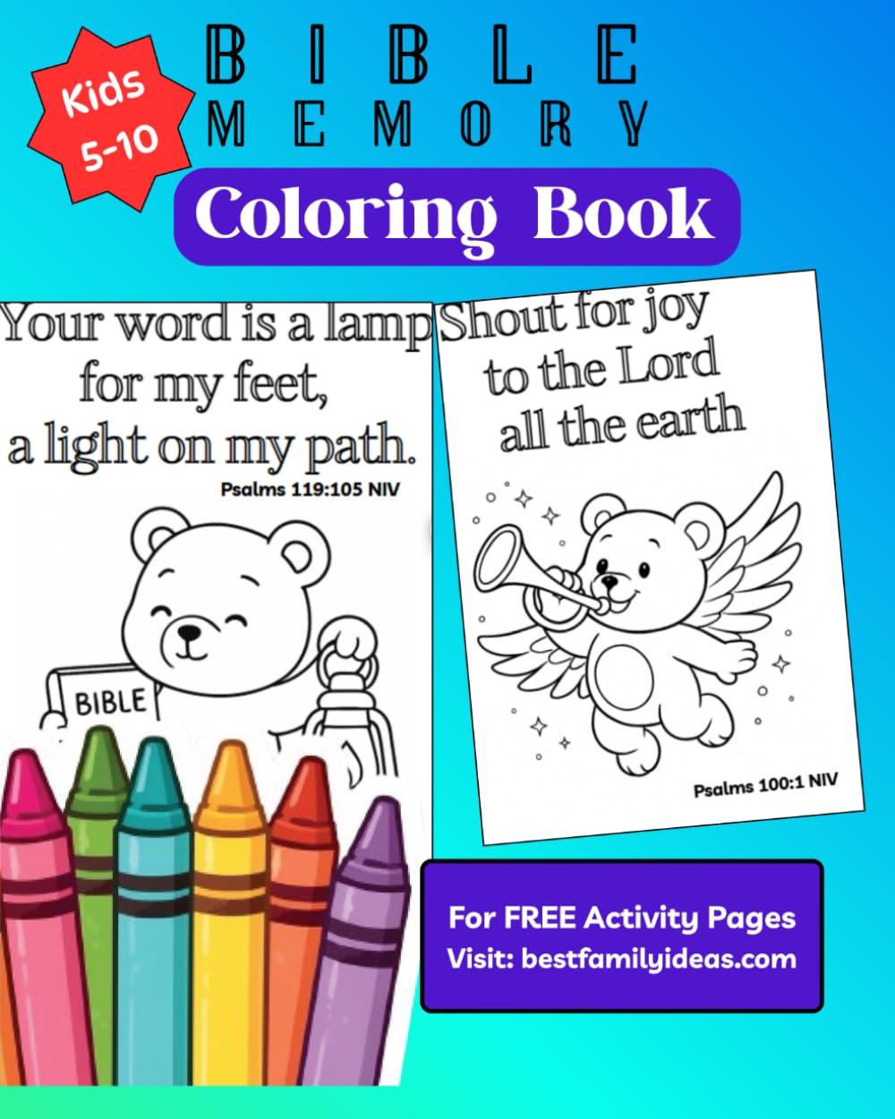 Bible Memory: Coloring Book