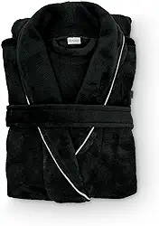 Roupão Banho Flannel Golden Adulto Unissex Toque Macio Microfibra Appel Home