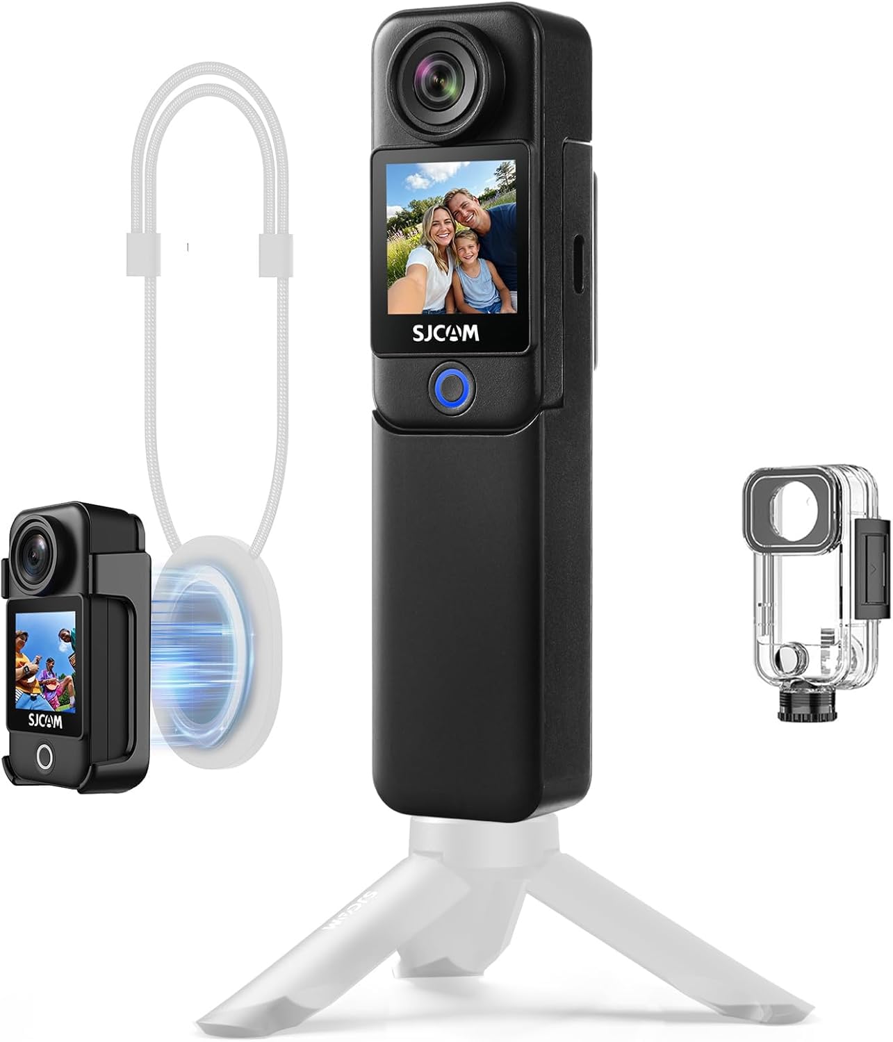 Amazon | SJCAM C300 4K アクションカメラ｜7時間持続バッテリー