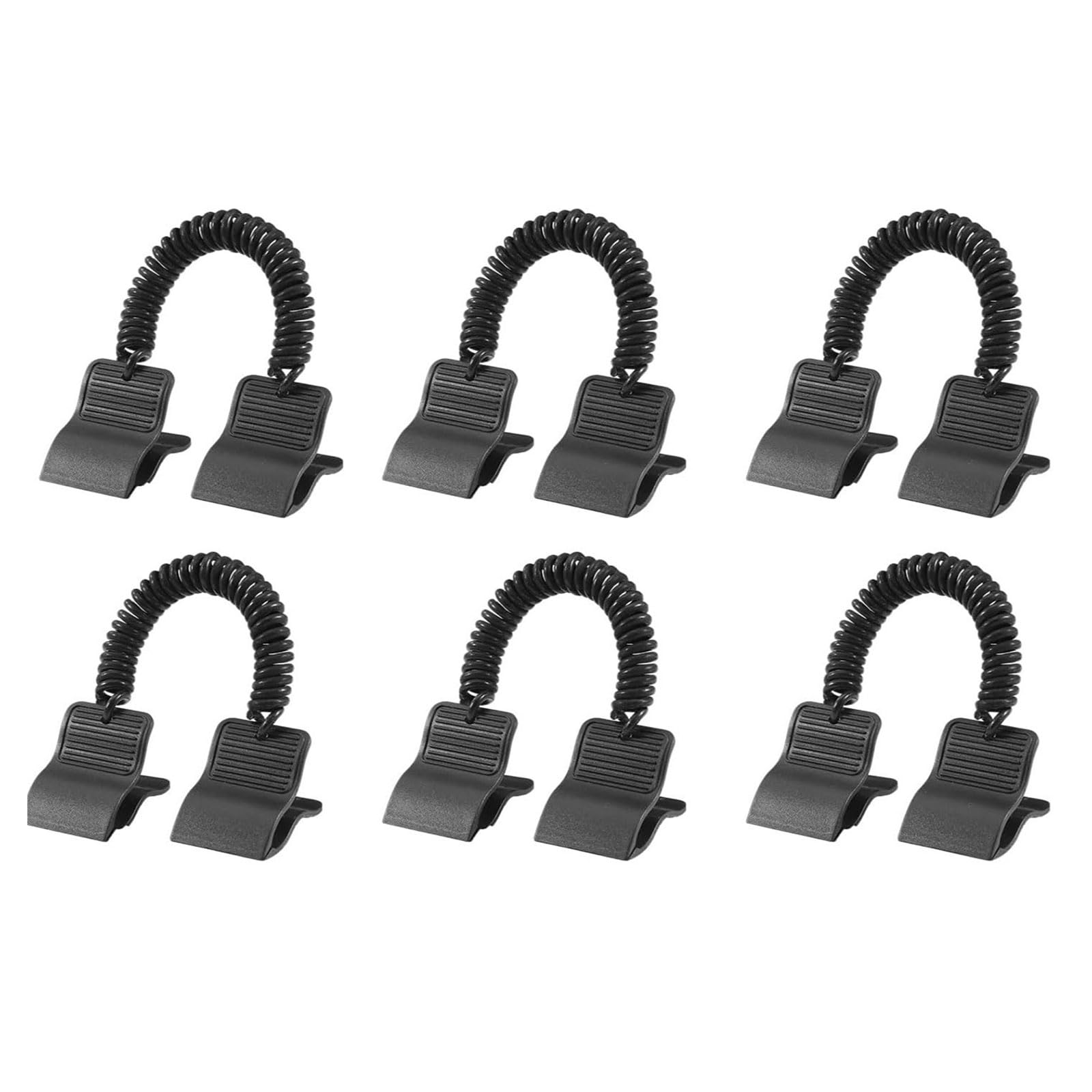 6 Stück Solar Clips mit starkem Halt für runde/ovale Abdeckungen