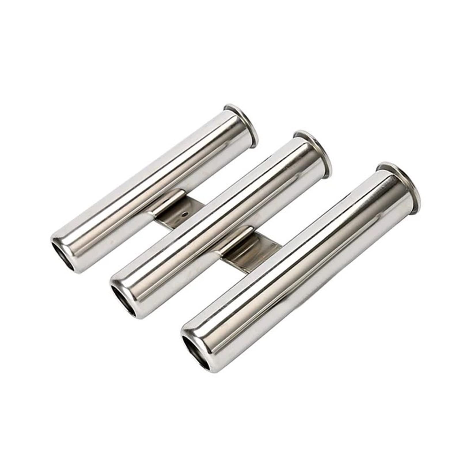 Uchwyt na wędkę, 3 uchwyt pręt rurowy Potrójny uchwyt wędki ze stali nierdzewnej Węgla styl do łodzi jacht uchwyt pręta Organizator Pole Tube Mount