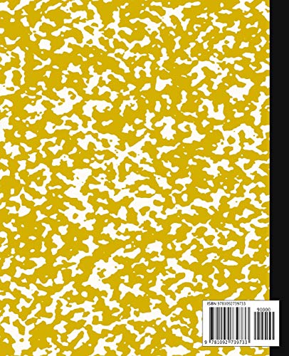 Primary Composition Notebook: School Marble Yellow - K-2nd Grade Composition Journal Pad , For Alphabet Writing Practice, [Back To School Essential] image 4