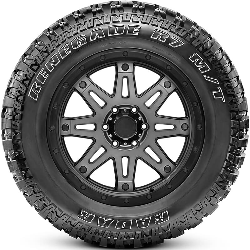 LT33X12.50R20 RADAR RENEGADE R7 M/T 12PLY 119Q M+S OWL***12PLY***