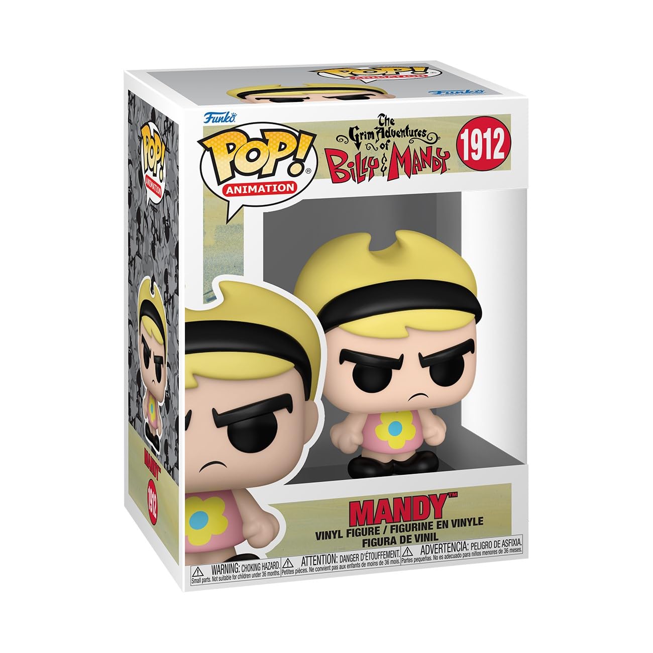 Funko POP! Animation: B&M - Mandy - Grim Adventures Of Billy and Mandy - Collectable Vinyl Figure - Gift Idea - Official Merchandise - Toys for Kids & Adults - TV Fans - Model Figure for Collectors
