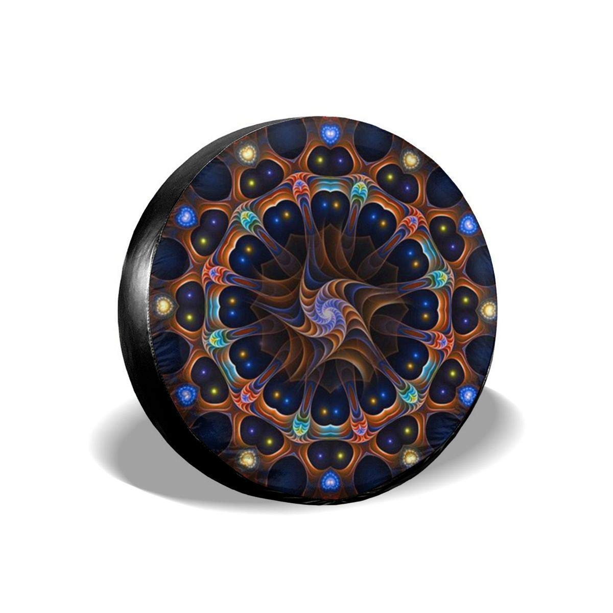 Spare Wheel Covers, Mandala Customized Waterproof Dust-Proof Universal Spare Wheel Tire Cover Fit for Car,Trailer, RV, SUV and Many Vehicle