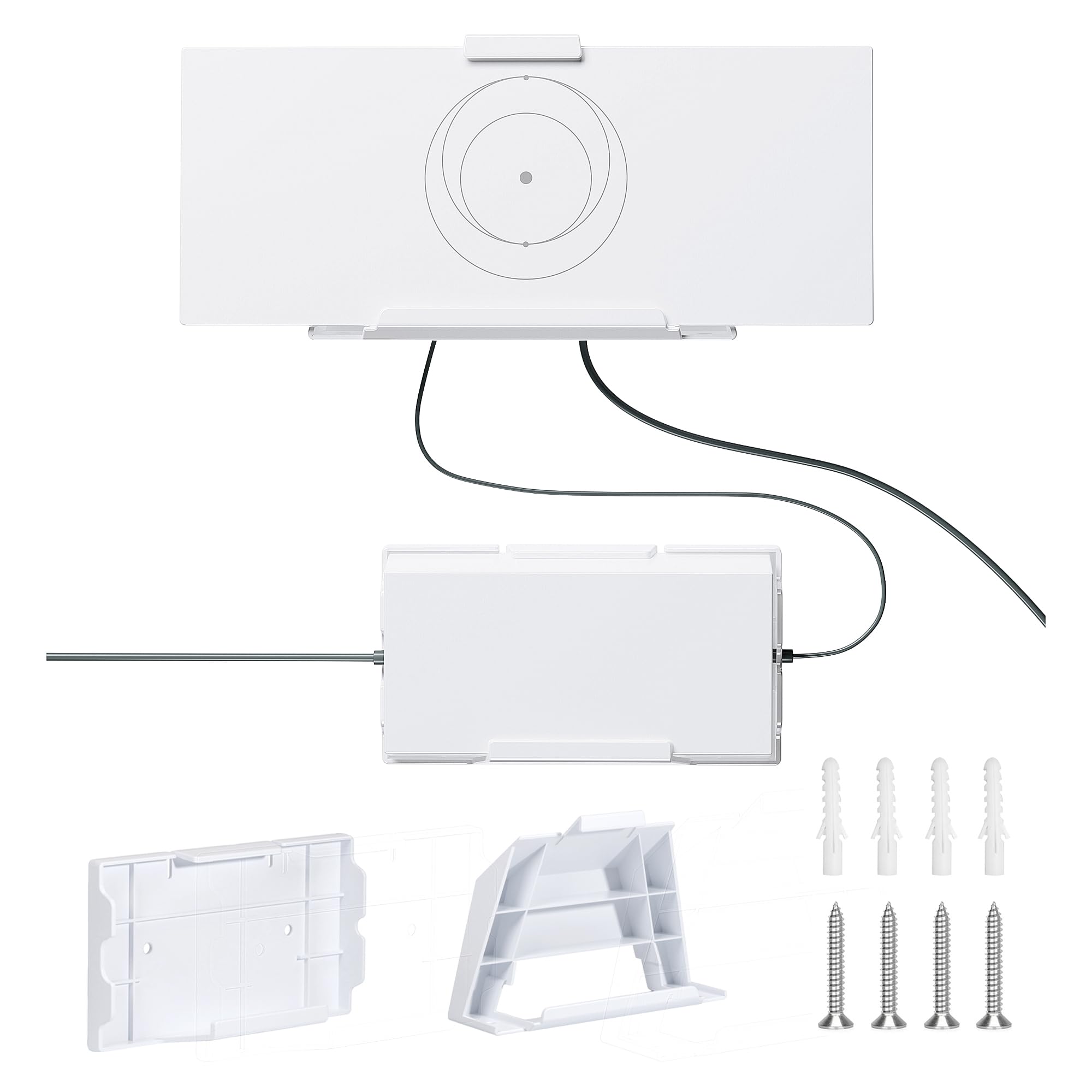 Router Wall Mount for Starlink Gen 3,All in One V3 Mesh Router and Power Supply Mounting Kit,for StarLink V3&Gen3 HP Standard Route
