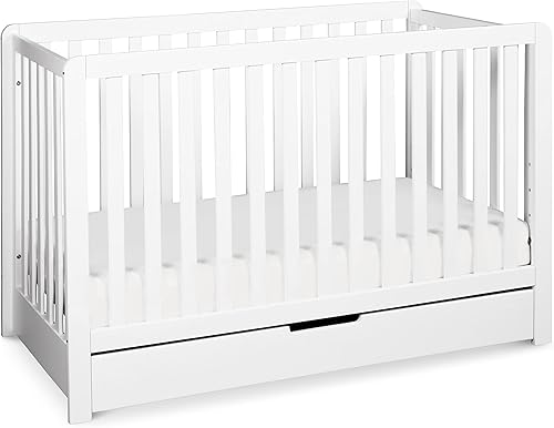 Miniatura 11 de Cuna convertible 6 en 1 de Carter's by DaVinci Colby Grow - Cuna portátil con cuna de bebé de tamaño completo y ruedas removibles, cama infantil,