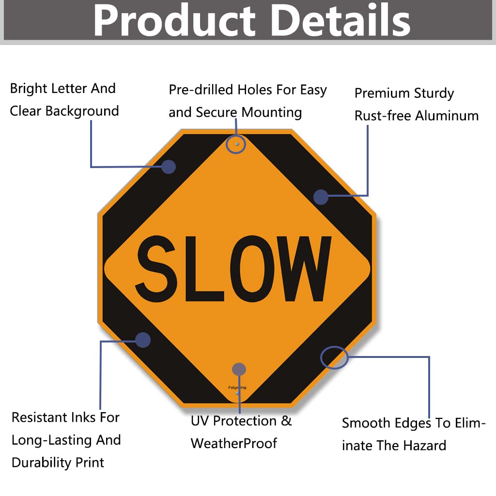 Slow Down Blind Driveways 15 MPH Sign – Signs By SalaGraphics - View #8