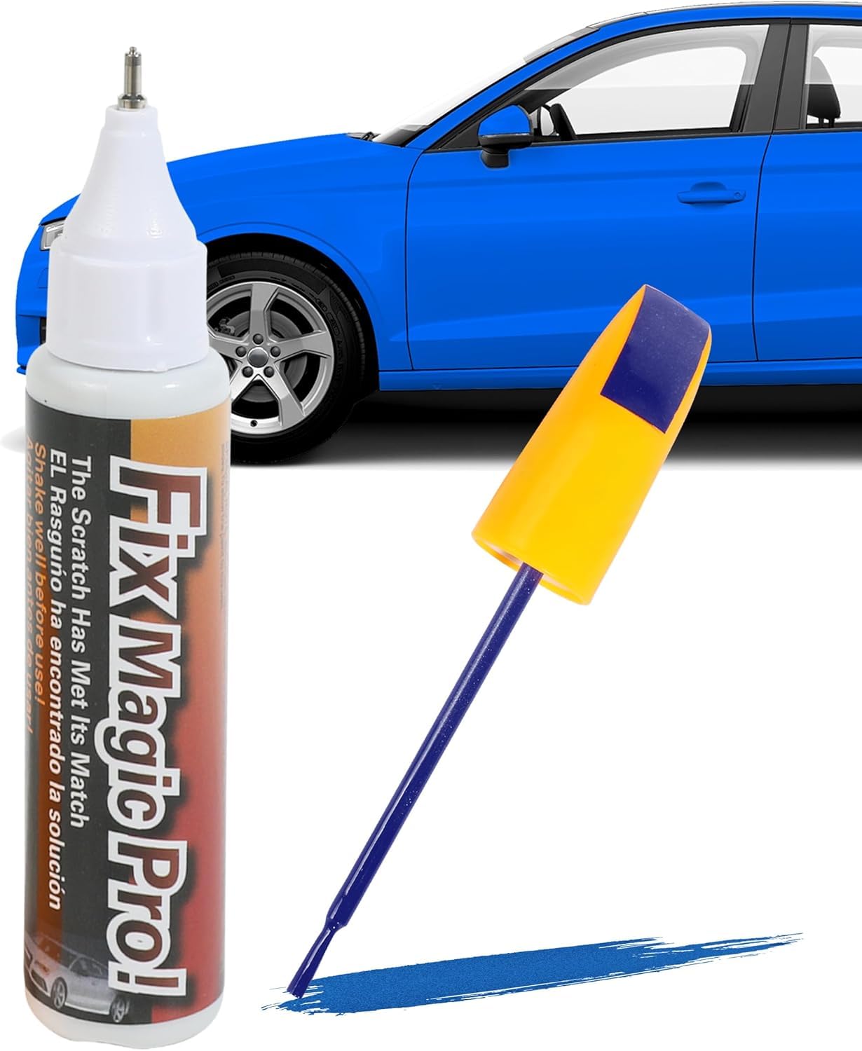 Car Scratch Remover Pen Blue, Car Accessories Car Deep Scratch Remover, Two-In-One Car Paint Pen, Car Touch Up Paint Pen Blue