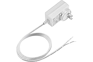 12V 2 Amp Power Supply: DC Wall Adapter with Extended 5 Ft...
