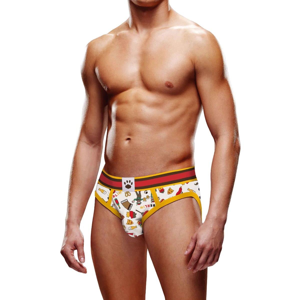 Prowler Yellow & Red Berlin Pants - Berlin Range, Size XS 26"-28" Waist