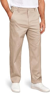 COOFANDY Men's Casual Chinos Pants Classic Stretch Relaxed Fit Khaki Pants