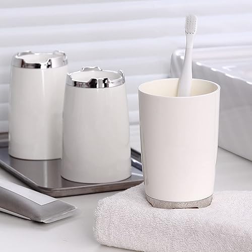 Miniatura 4 de Soporte para cepillos de dientes de 10.1 fl oz, organizador para cepillos de dientes, soporte para cepillo de dientes, tazas y pastas de dientes,