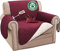 Vista 22 de Turquoize Funda de sofá 100% impermeable, fundas de sofá lavables, fundas de sofá para sofá de 3 cojines, funda de sofá triple antideslizante